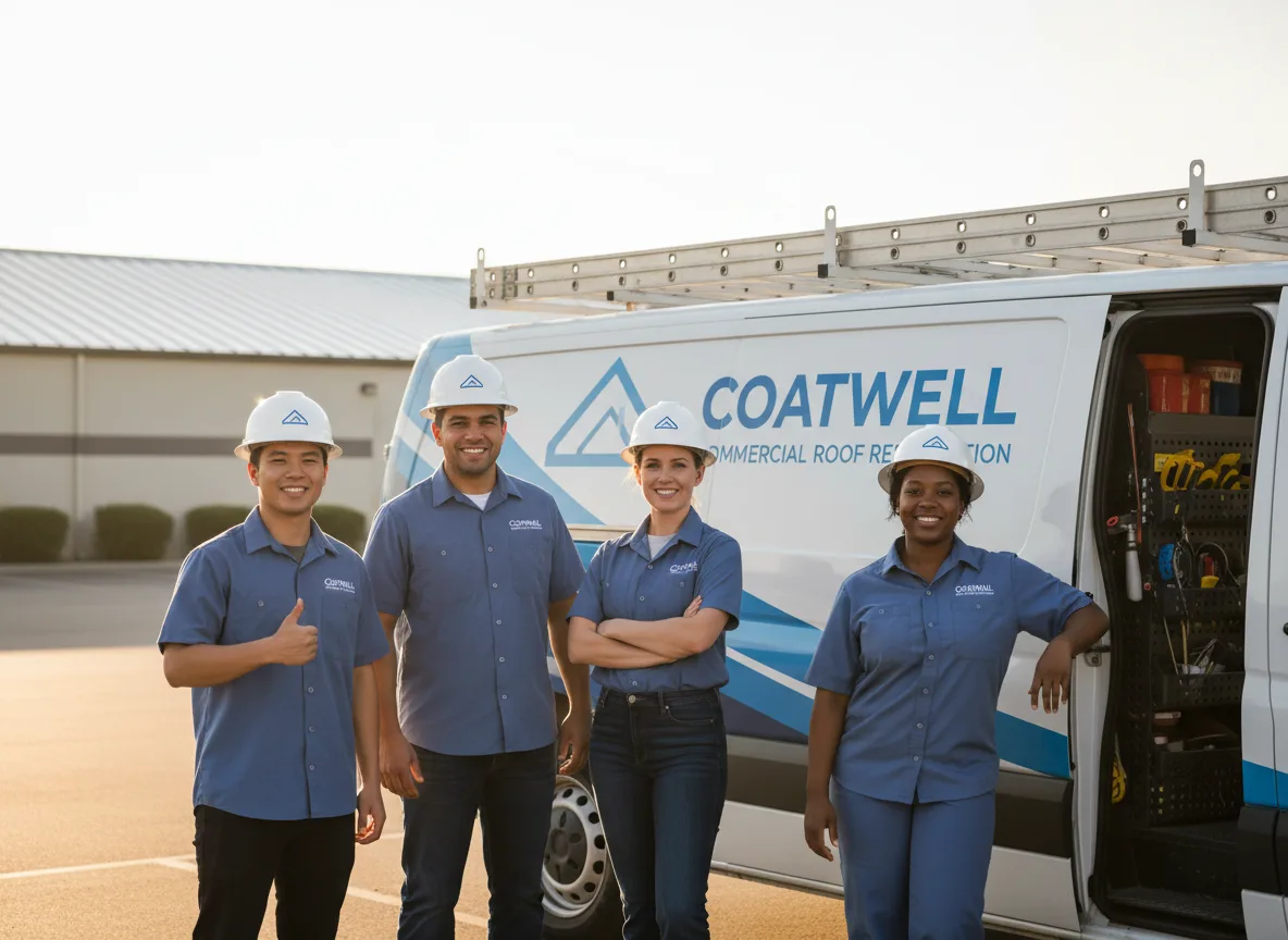 Commercial roof coating company in Burton, TX